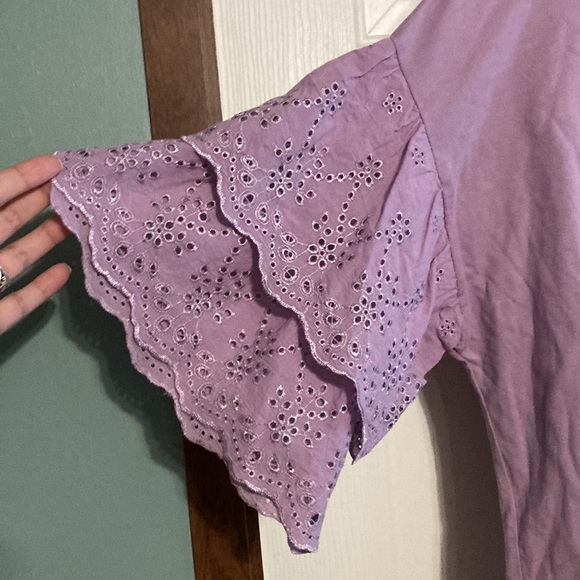 Sharagano Purple Shirt - Picture 2 of 3